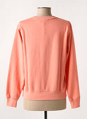 Sweat-shirt sérigraphie floquée manches longues orange MISE AU GREEN femme