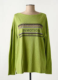 T-shirt manches longues manches longues vert TIMEZONE femme