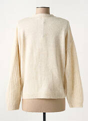 Gilet manches longues beige LOLA ESPELETA pour femme seconde vue