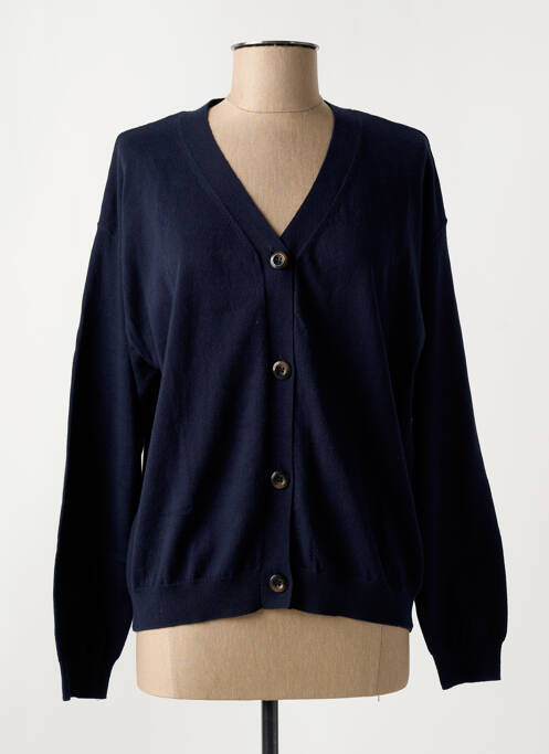 Gilet manches longues stretch bleu MISE AU GREEN femme
