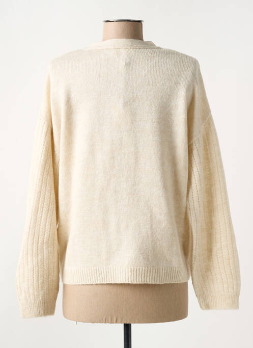 Gilet manches longues stretch beige LOLA ESPELETA femme