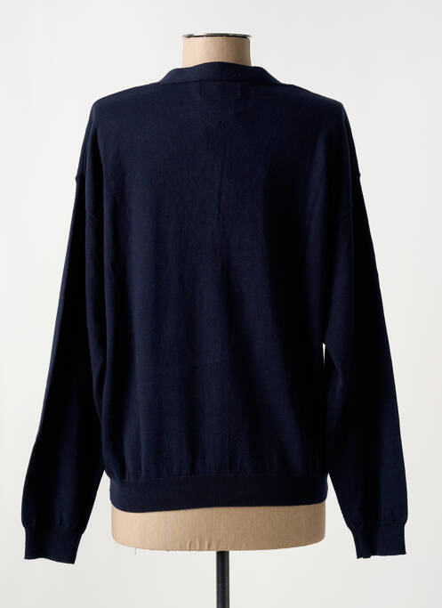 Gilet manches longues bleu MISE AU GREEN femme