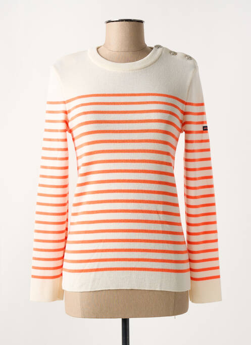 Pull orange SAINT JAMES pour femme