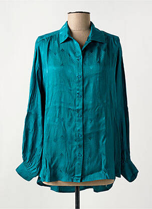 Chemisier coupe fluide manches longues vert MOLLY BRACKEN femme