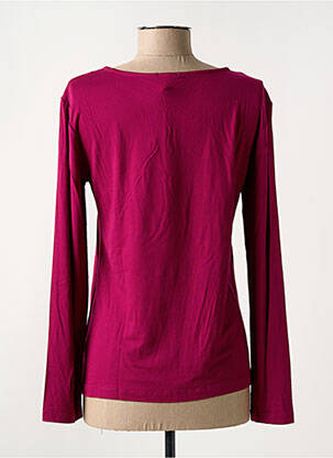 T-shirt manches longues manches longues rose TIMEZONE femme