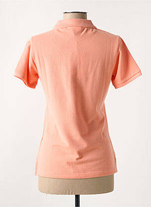 Polo broderie manches courtes orange MISE AU GREEN femme