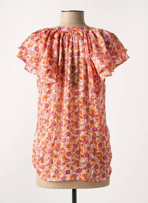 Blouse orange MISE AU GREEN femme