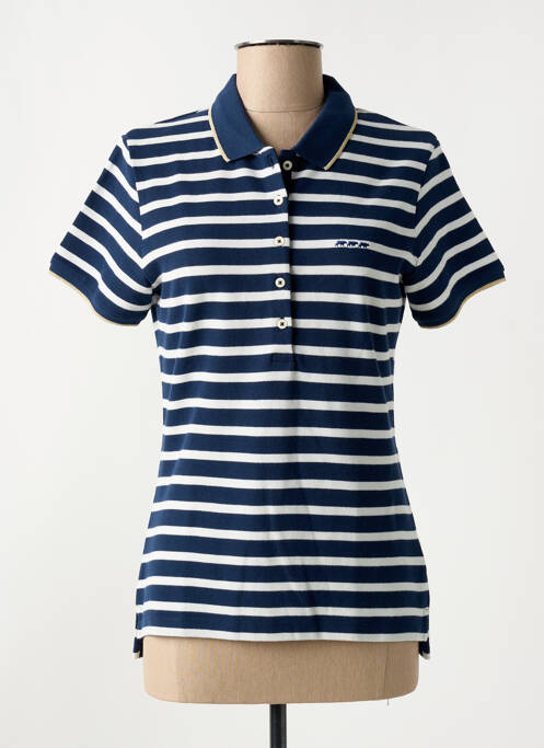 Polo bleu MISE AU GREEN pour femme