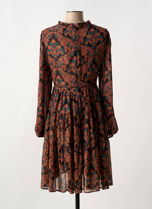 Robe mi-longue noir MOLLY BRACKEN femme