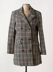 Manteau long bleu MÊME ROAD pour femme seconde vue