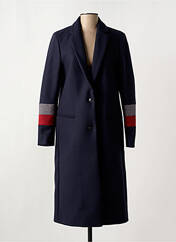 Manteau long bleu TOMMY HILFIGER pour femme seconde vue