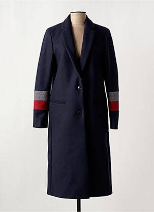 Manteau long bleu TOMMY HILFIGER pour femme