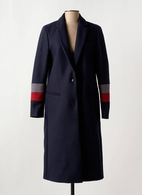 Manteau long bleu TOMMY HILFIGER pour femme