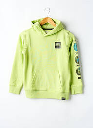 Sweat-shirt à capuche poches manches longues jaune GARCIA garcon