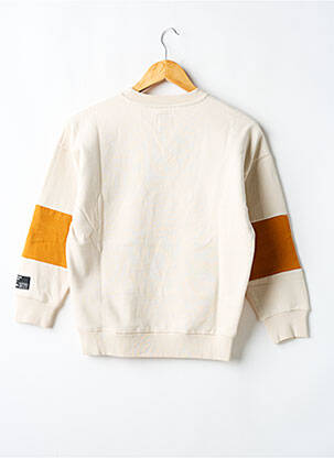 Sweat-shirt coupe droite manches longues beige GARCIA garçon