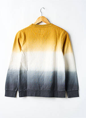 Sweat-shirt coupe droite manches longues jaune GARCIA garçon