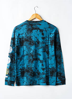 T-shirt imprimé fantaisie manches longues bleu GARCIA garçon