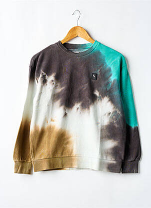 Sweat-shirt imprimé fantaisie manches longues bleu GARCIA garçon