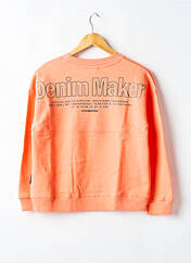 Sweat-shirt orange LE TEMPS DES CERISES pour homme seconde vue