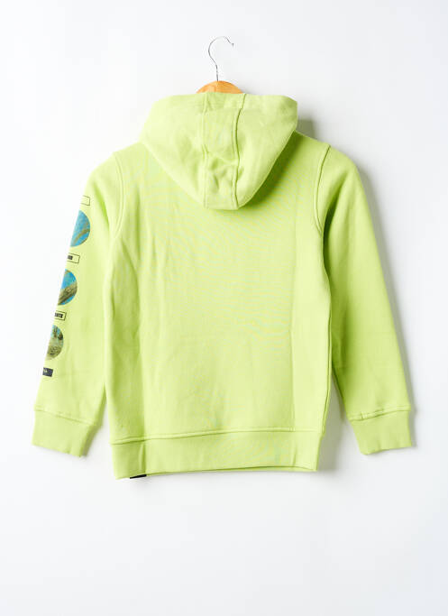 Sweat-shirt à capuche poches manches longues jaune GARCIA garcon