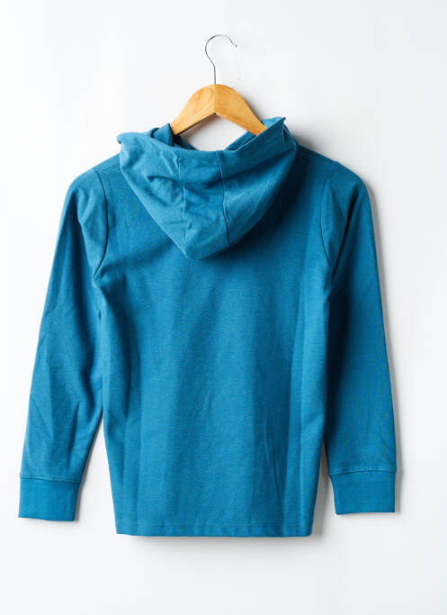 Sweat-shirt à capuche col v manches longues bleu GARCIA garcon