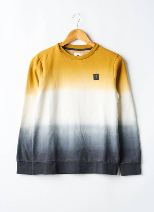 Sweat-shirt imprimé fantaisie manches longues jaune GARCIA garcon