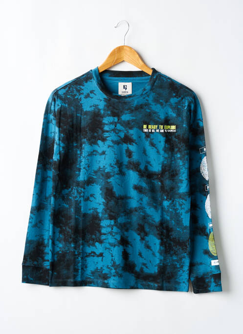 T-shirt manches longues manches longues bleu GARCIA garcon