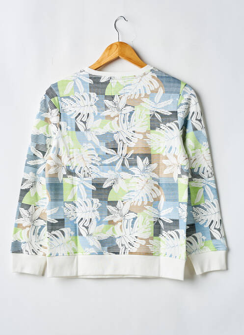 Sweat-shirt imprimé fantaisie manches longues bleu GARCIA garcon