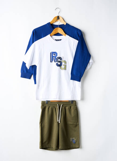 Ensemble short bleu NUKUTAVAKE pour garçon