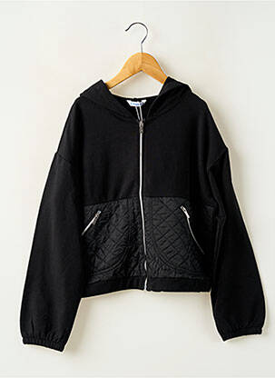Veste casual col rond noir MAYORAL fille