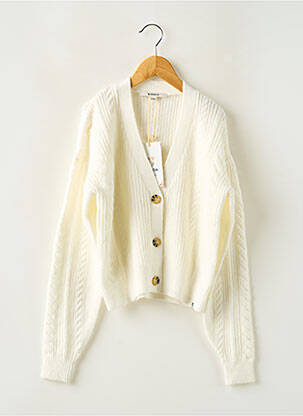 Gilet manches longues col v beige GARCIA fille