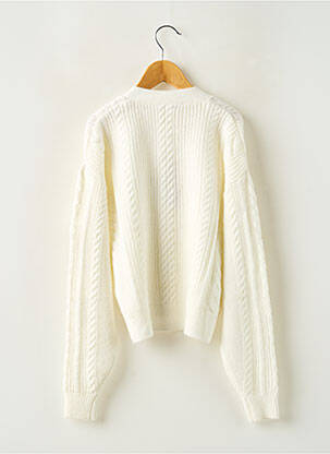 Gilet manches longues col v beige GARCIA fille