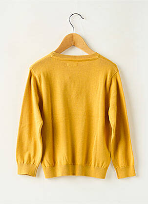 Pull maille fine manches longues jaune MAYORAL garçon
