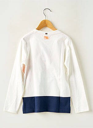T-shirt manches longues manches longues blanc BOBOLI garçon