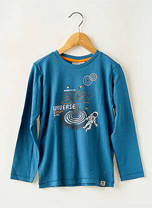 T-shirt manches longues manches longues bleu GARCIA garcon