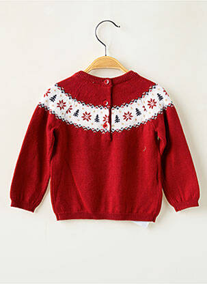 Pull imprimé fantaisie manches longues rouge MAYORAL enfant