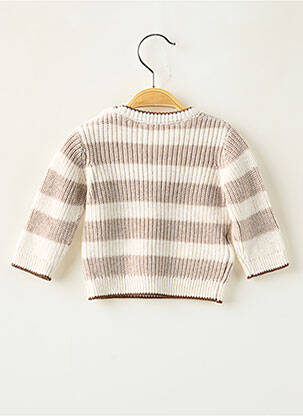 Pull coupe droite manches longues beige MAYORAL garçon