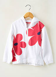 Veste casual coupe droite blanc BOBOLI fille