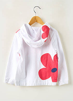 Veste casual coupe droite blanc BOBOLI fille