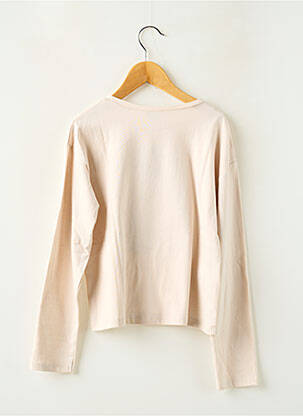T-shirt coupe droite manches longues beige MAYORAL fille