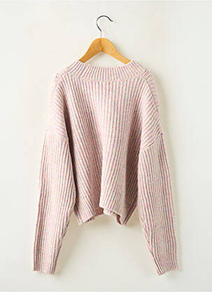 Pull coupe droite manches longues rose MAYORAL fille