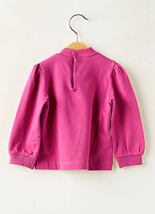 T-shirt stretch manches longues rose MAYORAL fille
