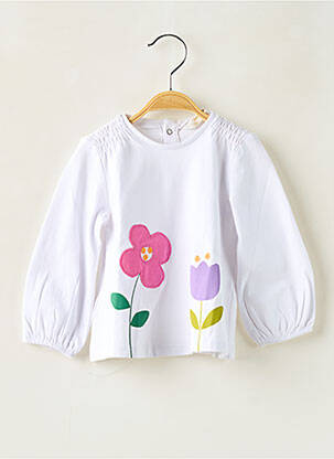 T-shirt blanc MAYORAL pour fille