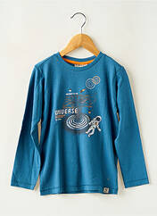 T-shirt bleu GARCIA pour garçon seconde vue