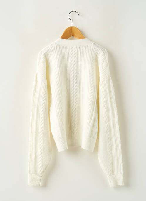 Gilet manches longues maille tricot beige GARCIA fille