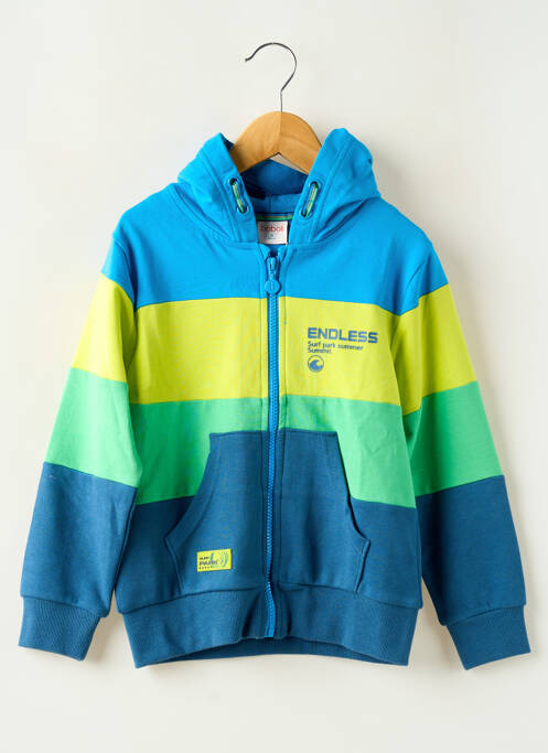 Veste casual manches longues bleu BOBOLI garcon