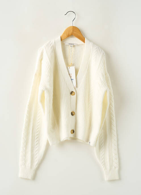 Gilet manches longues beige GARCIA pour fille