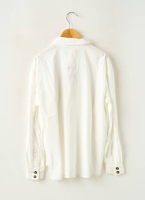 Chemise manches longues blanc GARCIA garçon