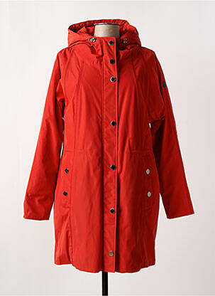 Parka manches longues a capuche rouge CREENSTONE femme