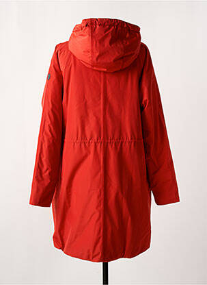Parka manches longues a capuche rouge CREENSTONE femme